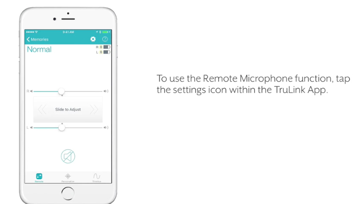 How to use the remote microphone